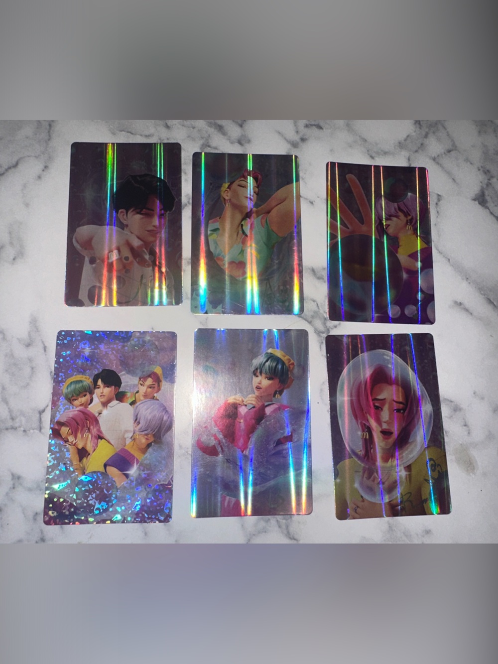 K-Pop Demon Hunters Saja Boys set McDonalds cards